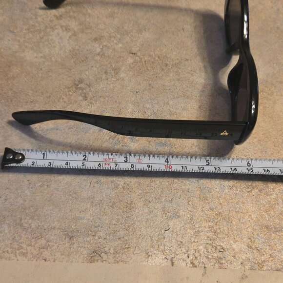 NEW Aire Sunglasses Calisto Black Rectangle Frame Trendy with Bag Cat Eye main image 8